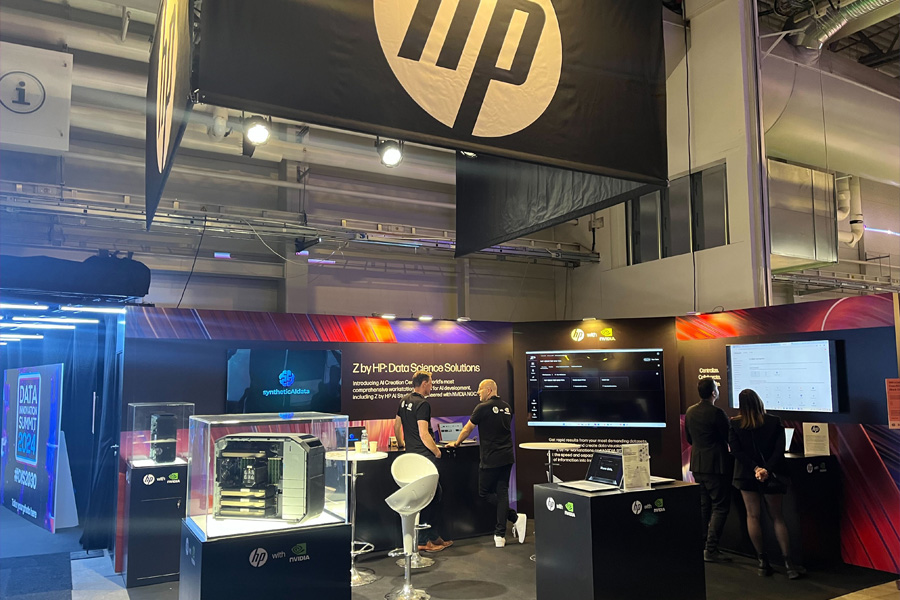 HP booth at DIS2030 HP booth at DIS2030