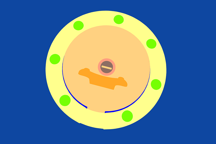 Motorcycle fuel tank cap segmentation mask
